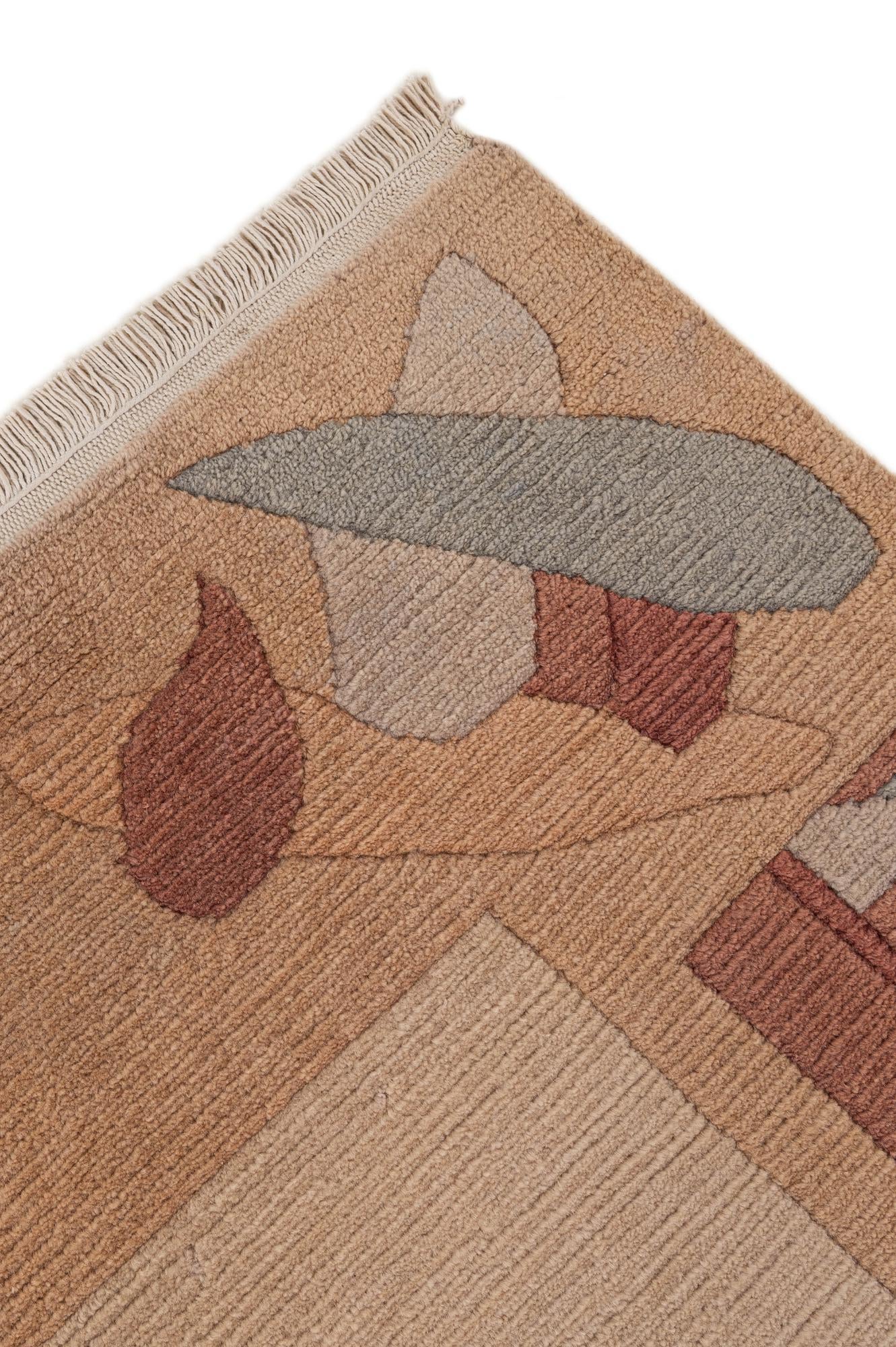 8' 3 x 11' 5 Hand Knotted Tibet Wool Rug