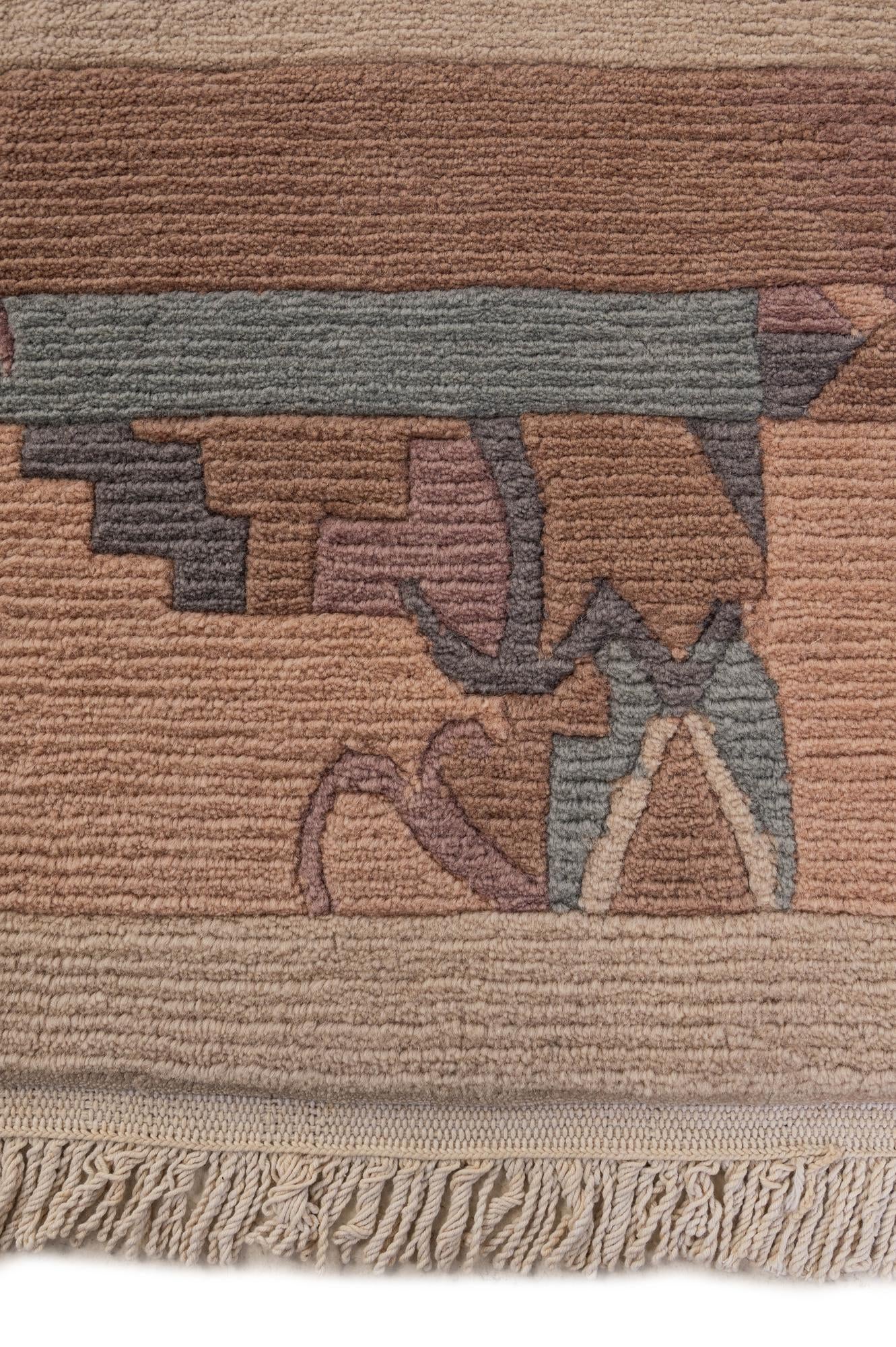 8' 5 x 11' 8 Hand Knotted Tibet Wool Rug