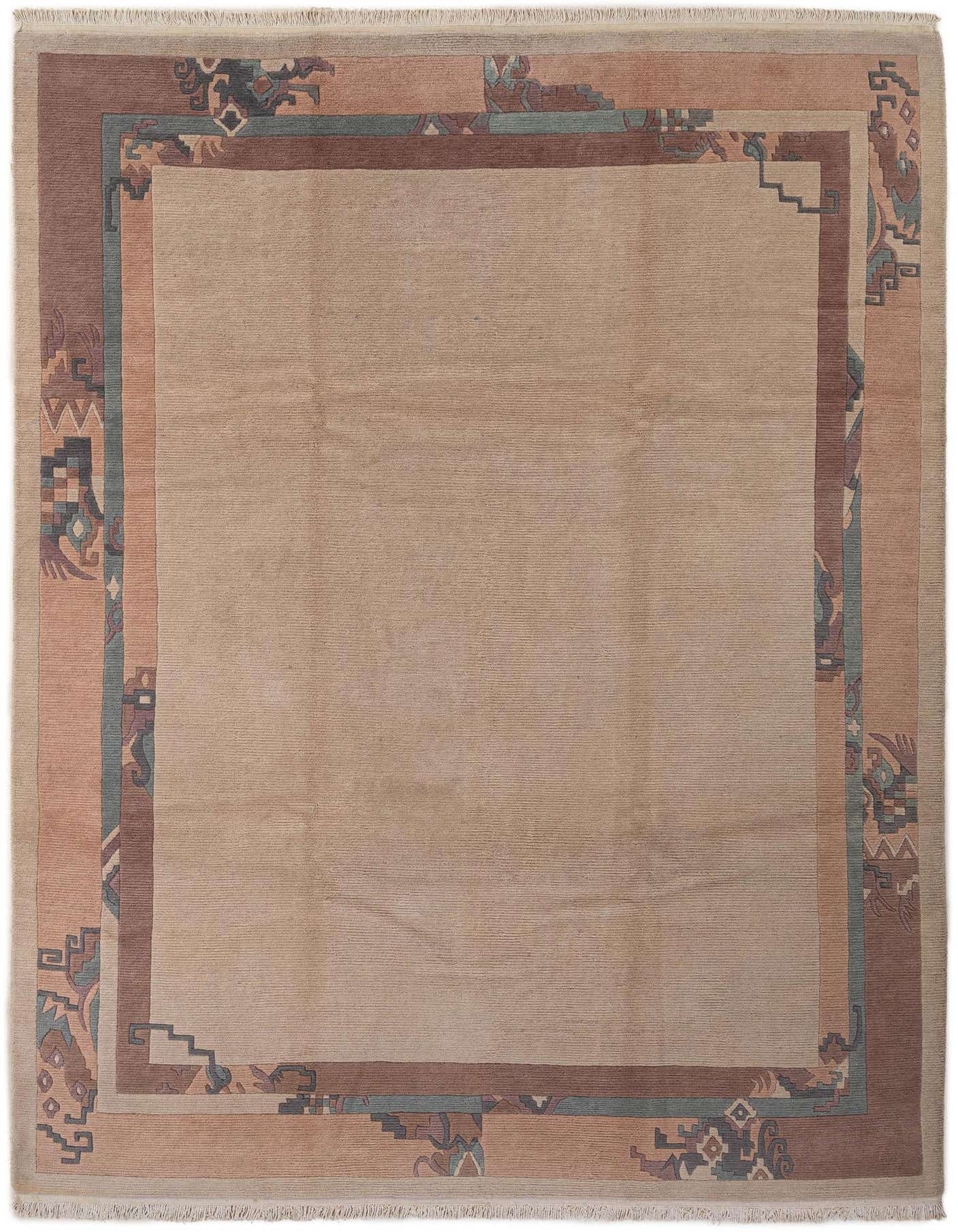 8' 5 x 11' 8 Hand Knotted Tibet Wool Rug