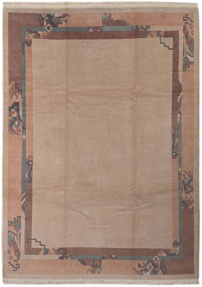 Detail image of 8' 5 x 11' 8 Hand Knotted Tibet Wool Rug