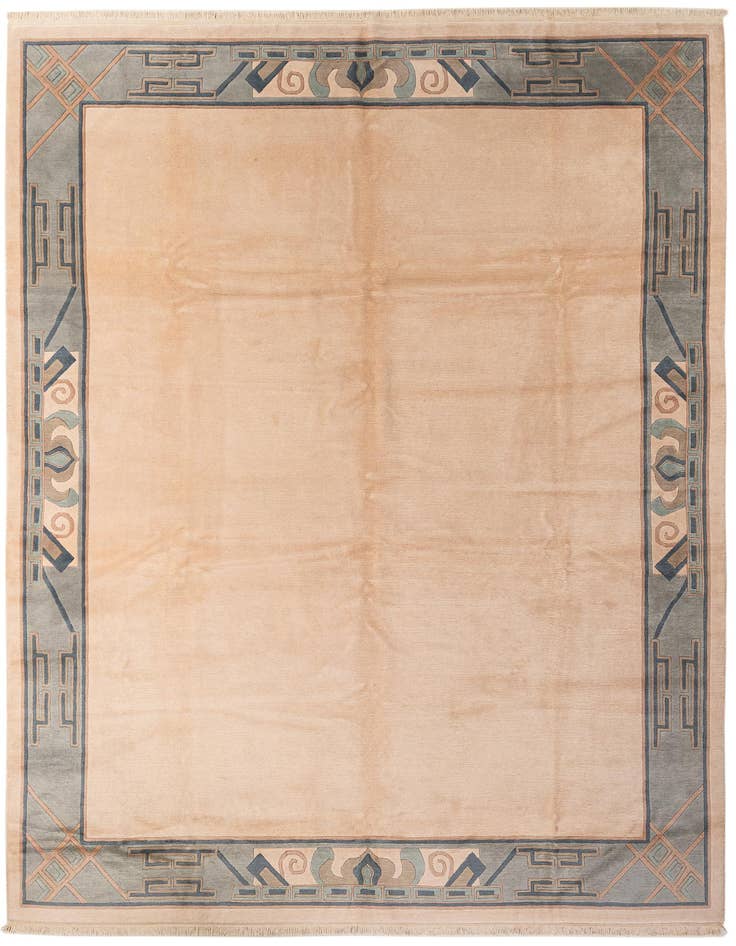 Detail image of 9' 10 x 13' 2 Hand Knotted Tibet Wool Rug