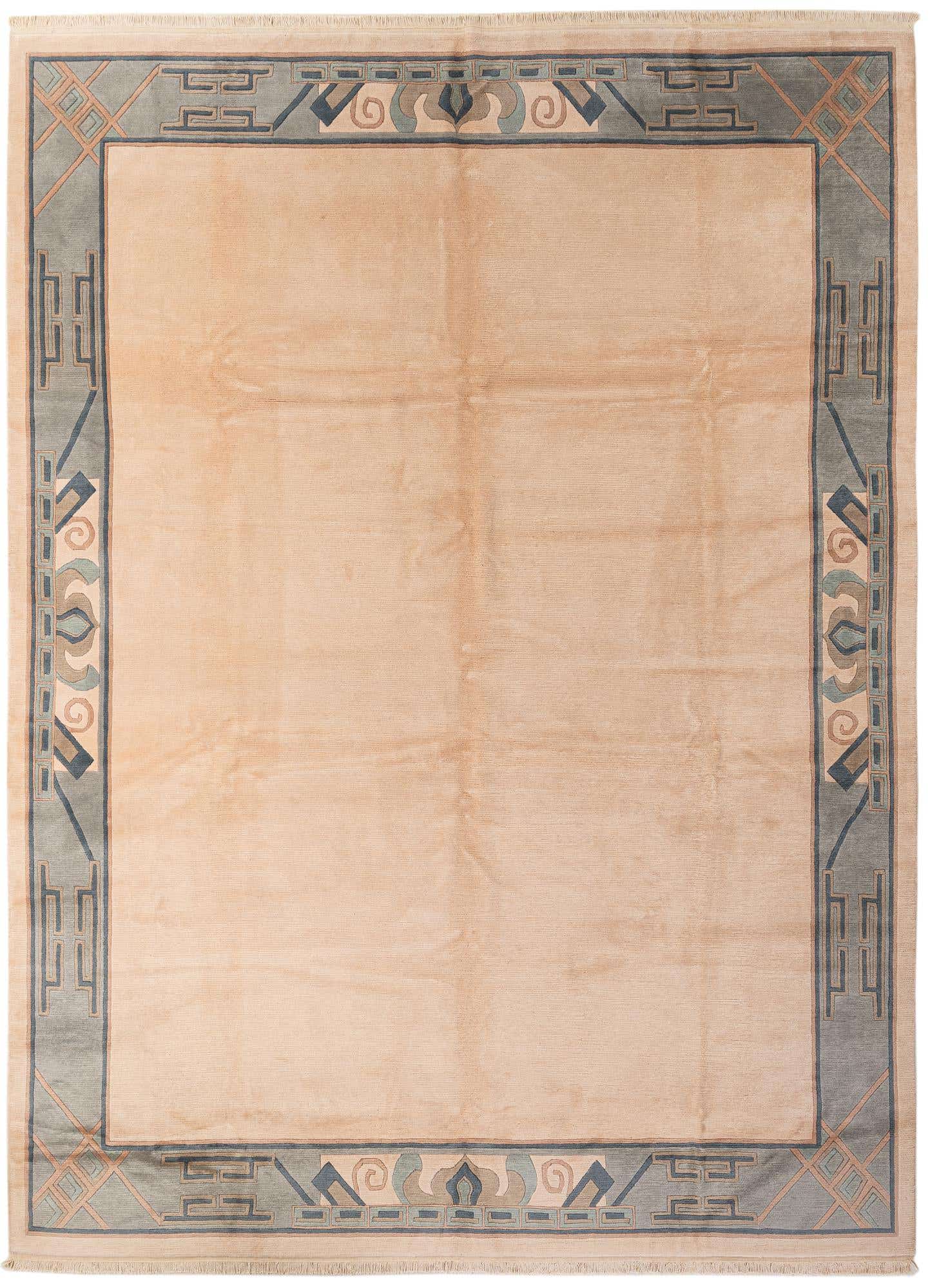 9' 10 x 13' 2 Hand Knotted Tibet Wool Rug