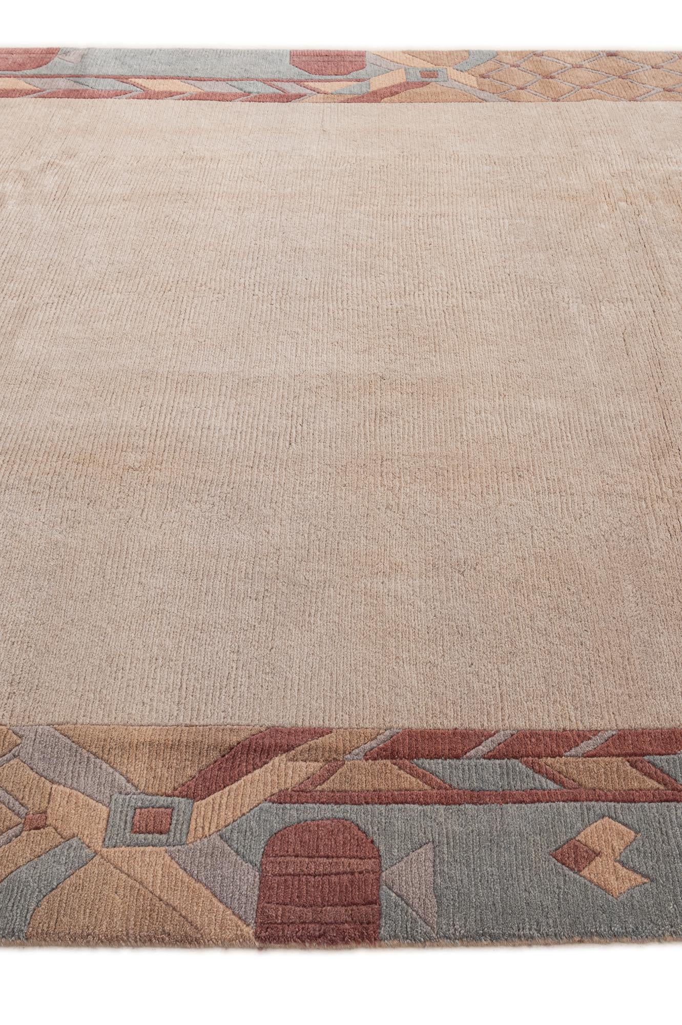 8' 2 x 11' 6 Hand Knotted Tibet Wool Rug