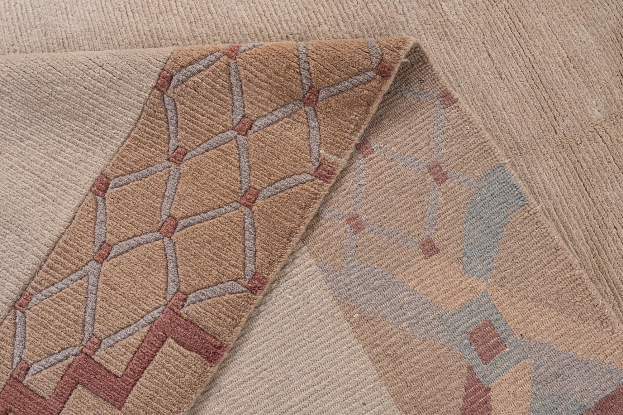 8' 2 x 11' 6 Hand Knotted Tibet Wool Rug