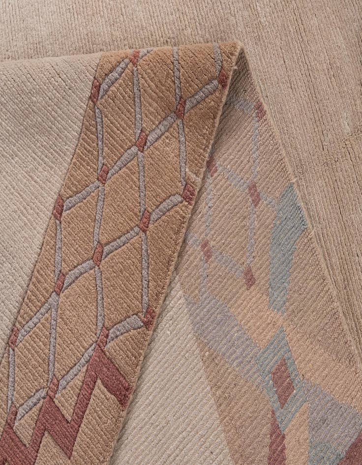 Detail image of 8' 2 x 11' 6  Hand Knotted Tibet Wool Rug