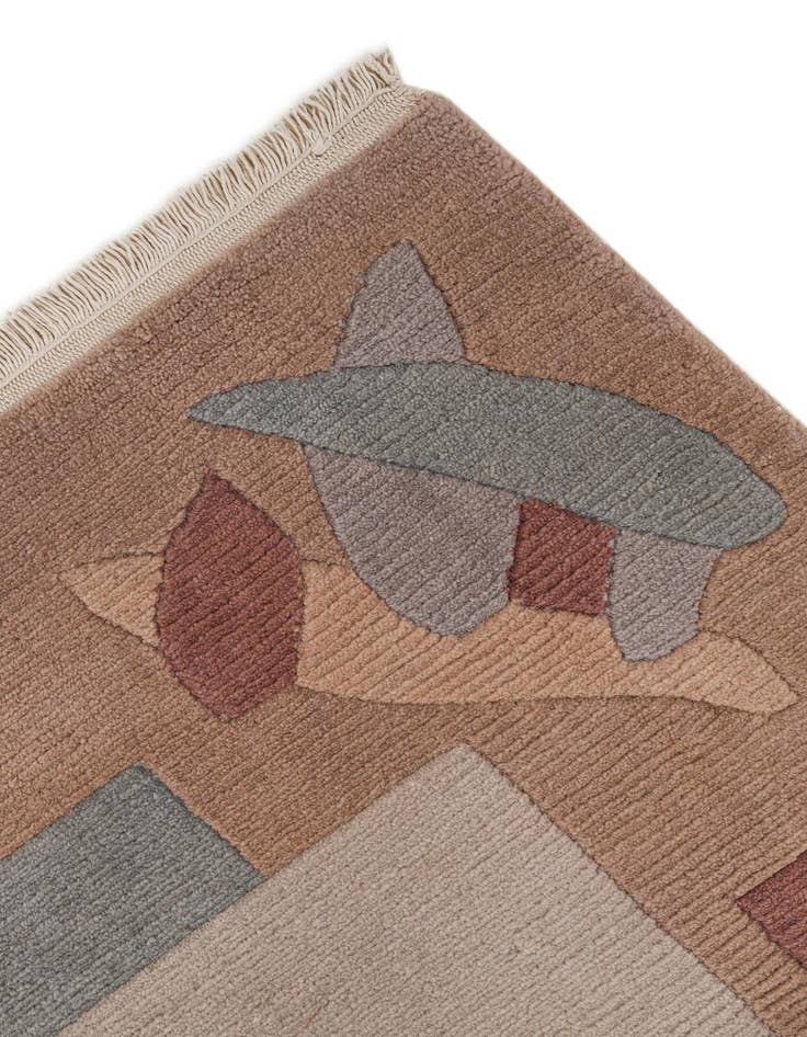 Detail image of 8' 2 x 11' 6  Hand Knotted Tibet Wool Rug