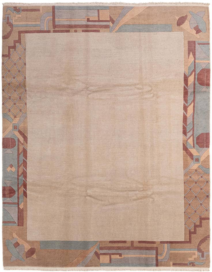 Detail image of 8' 2 x 11' 6 Hand Knotted Tibet Wool Rug