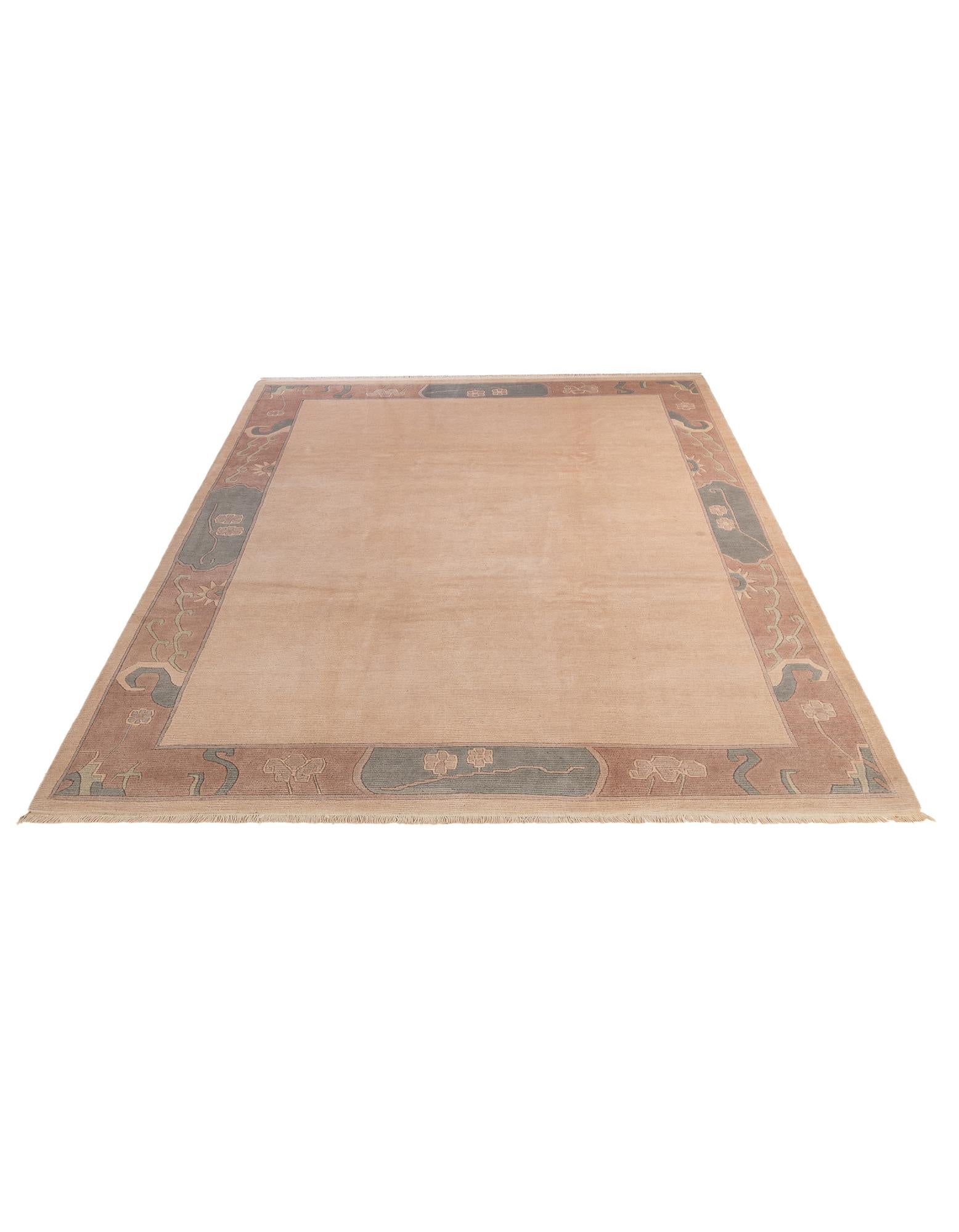 8' 6 x 11' 8 Hand Knotted Tibet Wool Rug