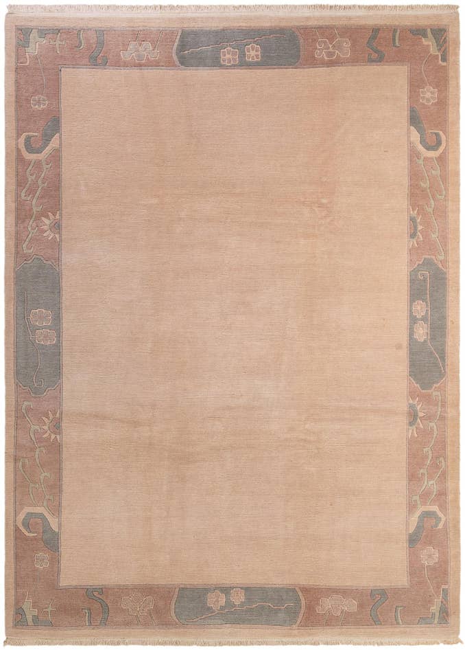 Detail image of 8' 6 x 11' 8 Hand Knotted Tibet Wool Rug