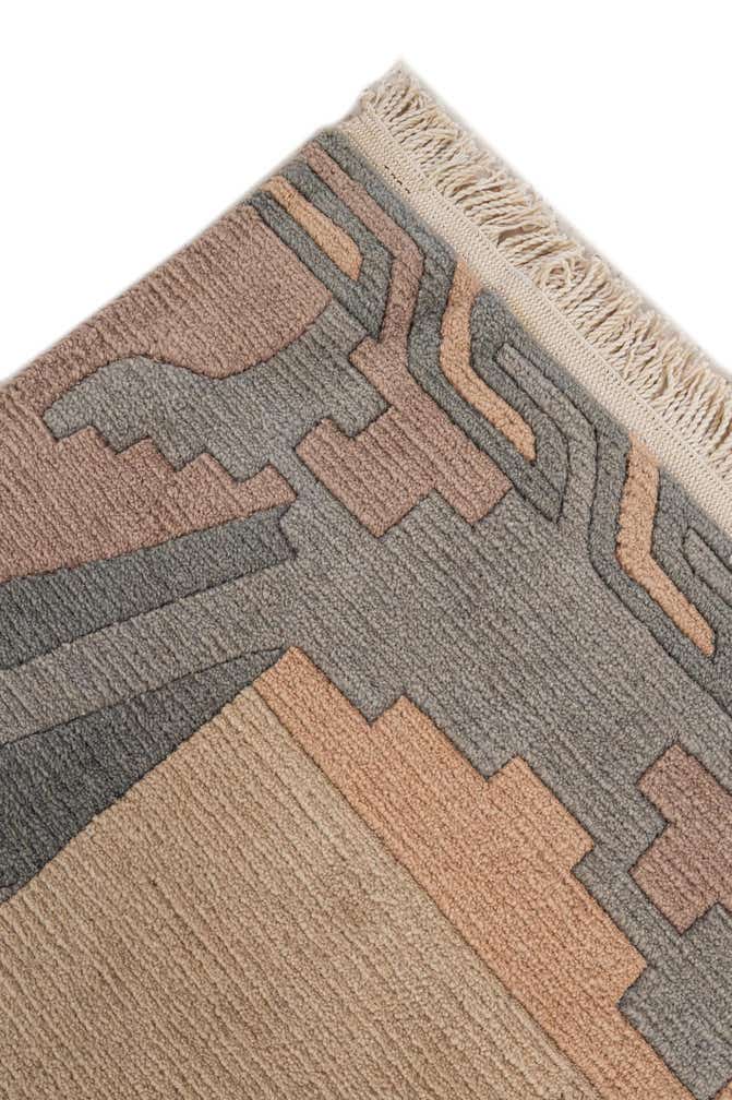 8' 4 x 11' 5 Hand Knotted Tibet Wool Rug