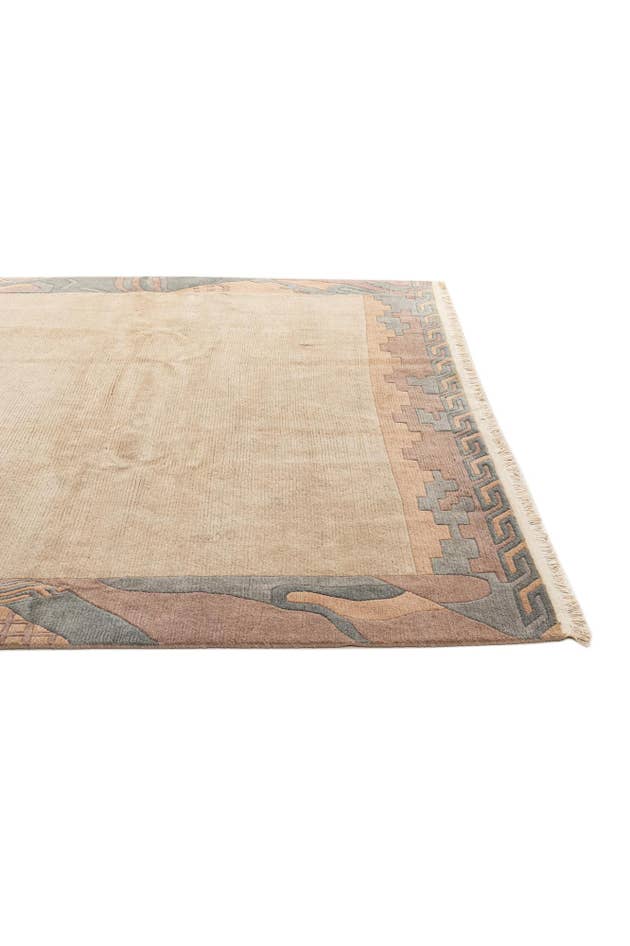 Detail image of 8' 4 x 11' 5 Hand Knotted Tibet Wool Rug