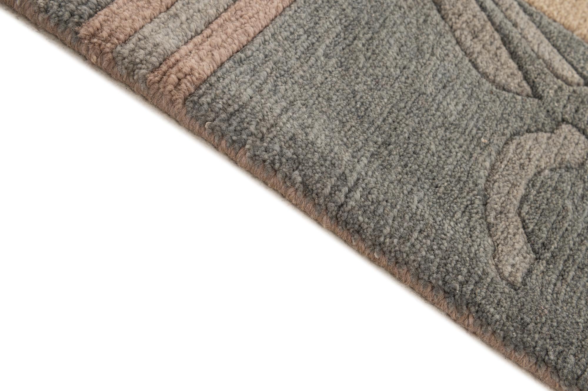 8' 4 x 11' 5 Hand Knotted Tibet Wool Rug