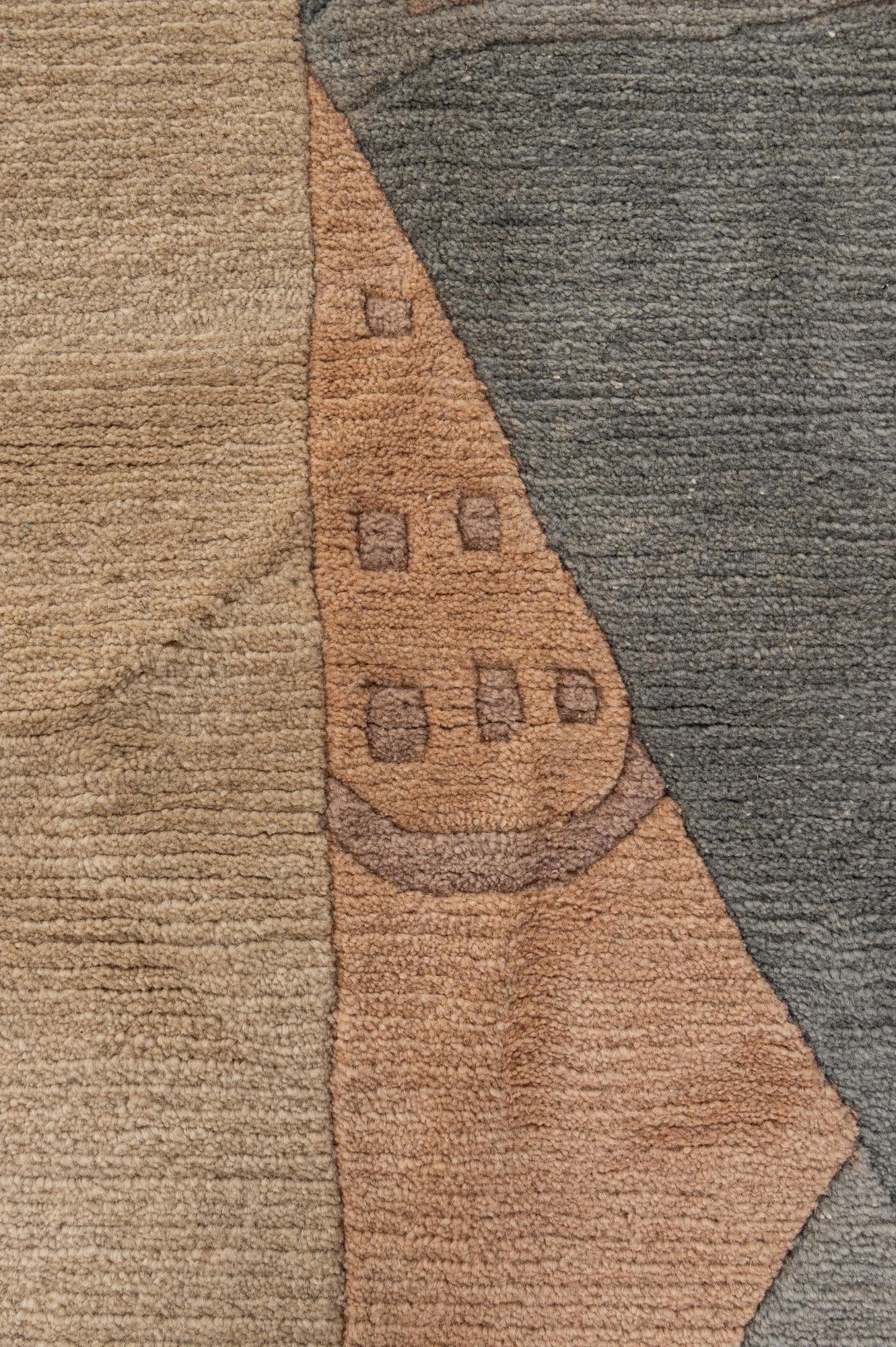 8' 4 x 11' 5 Hand Knotted Tibet Wool Rug