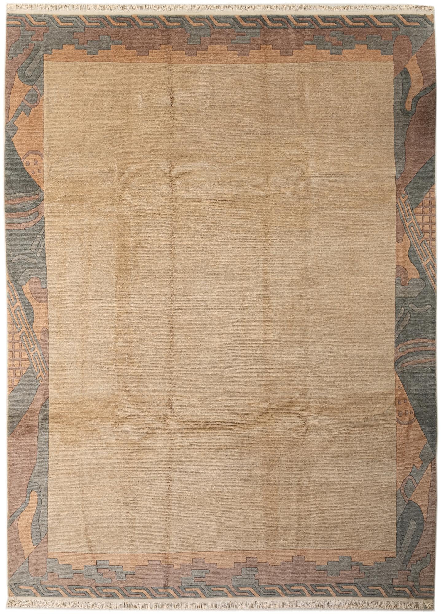 8' 4 x 11' 5 Hand Knotted Tibet Wool Rug