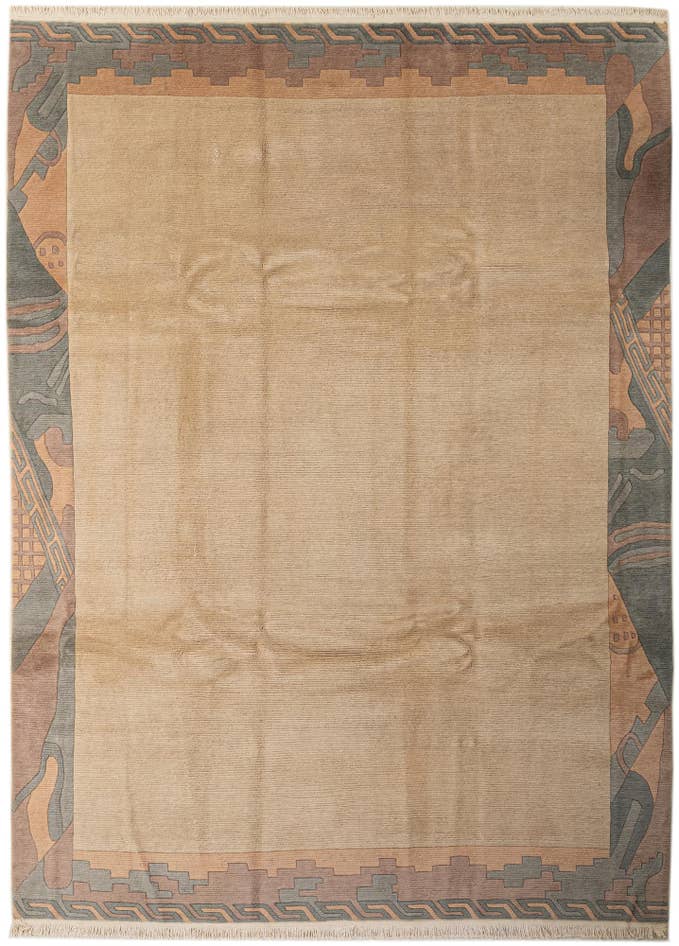 Detail image of 8' 4 x 11' 5 Hand Knotted Tibet Wool Rug
