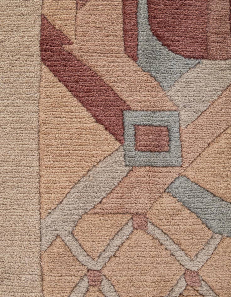 Detail image of 8' 4 x 11' 4  Hand Knotted Tibet Wool Rug