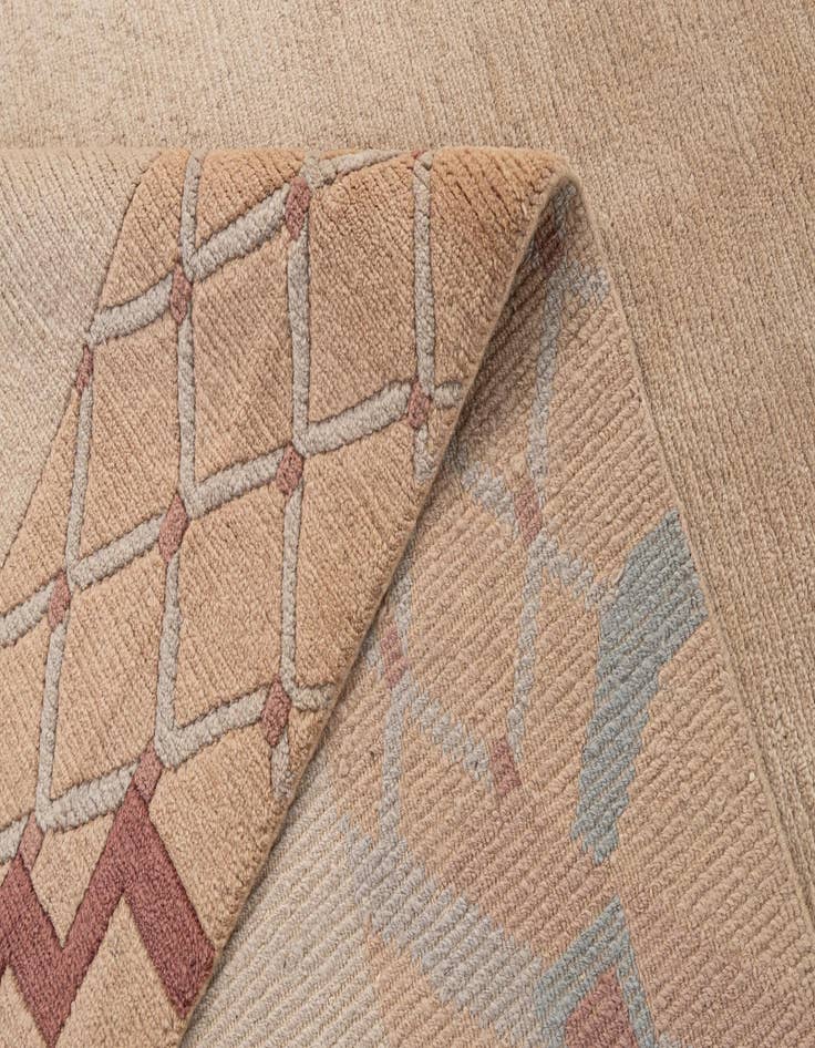 Detail image of 8' 4 x 11' 4  Hand Knotted Tibet Wool Rug