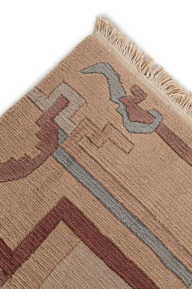 8' 4 x 11' 4 Hand Knotted Tibet Wool Rug