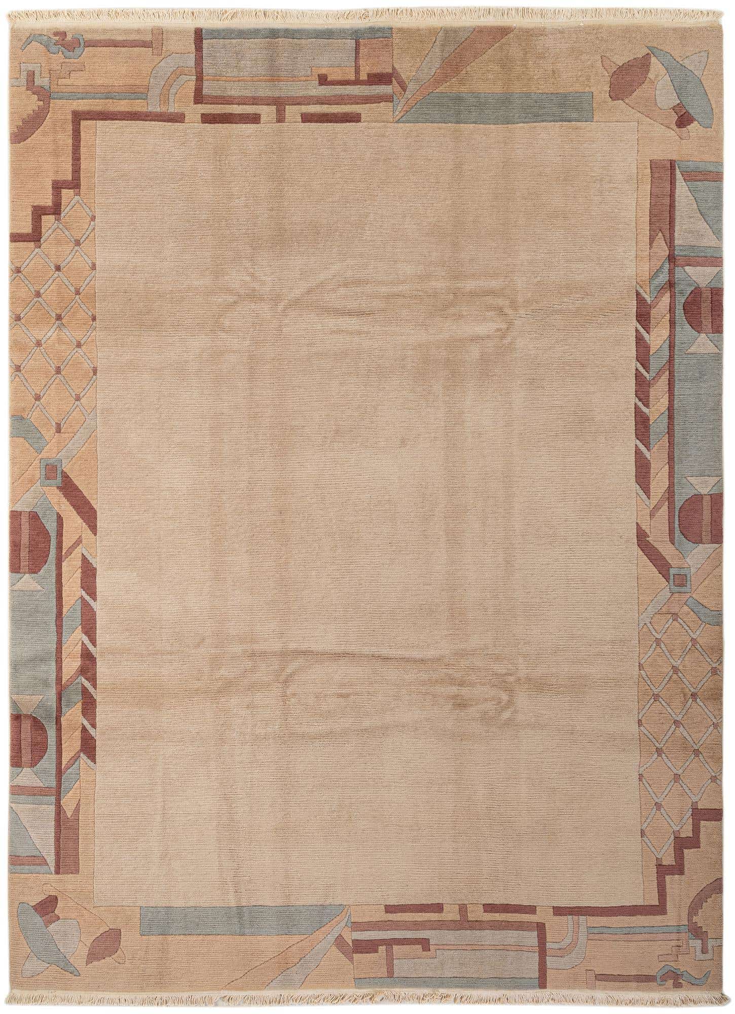 8' 4 x 11' 4 Hand Knotted Tibet Wool Rug