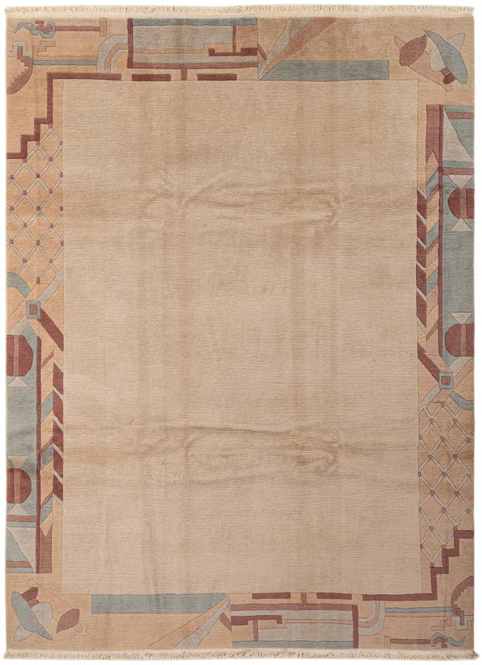 Detail image of 8' 4 x 11' 4 Hand Knotted Tibet Wool Rug