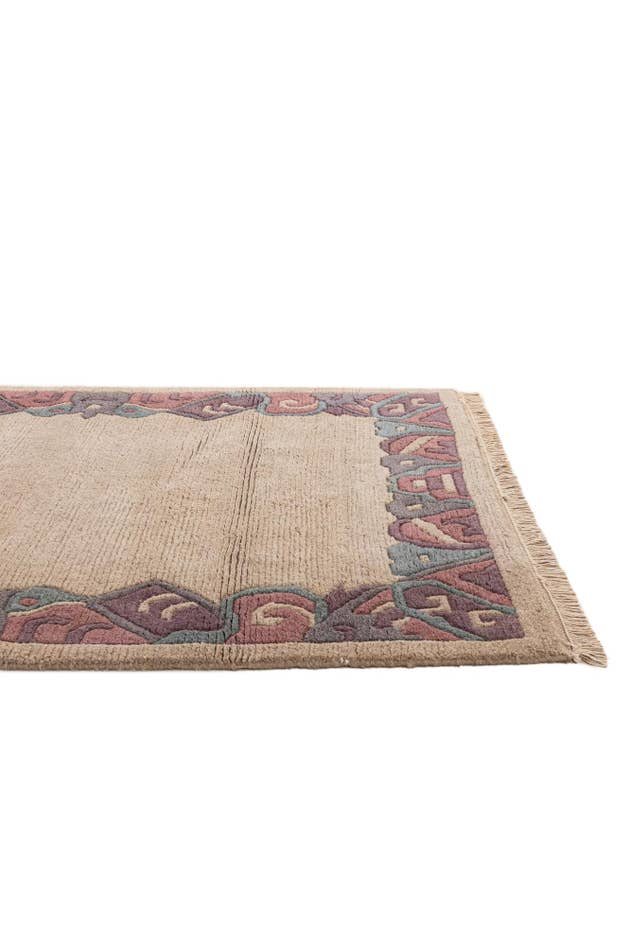 Detail image of 4' x 5' 10 Hand Knotted Tibet Wool Rug