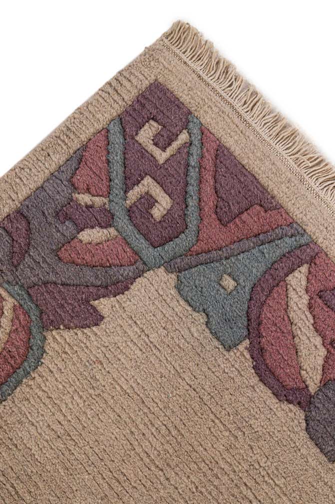 4' x 5' 10 Hand Knotted Tibet Wool Rug