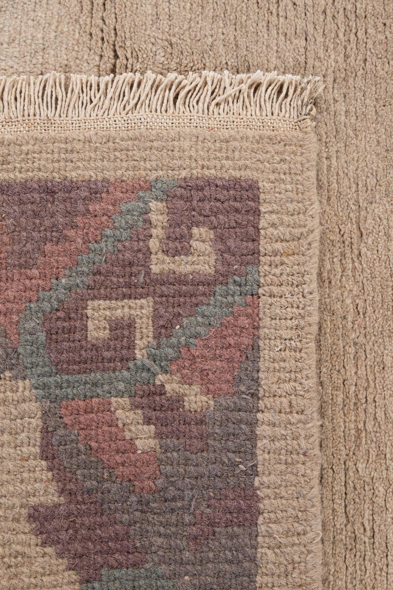 4' x 5' 10 Hand Knotted Tibet Wool Rug