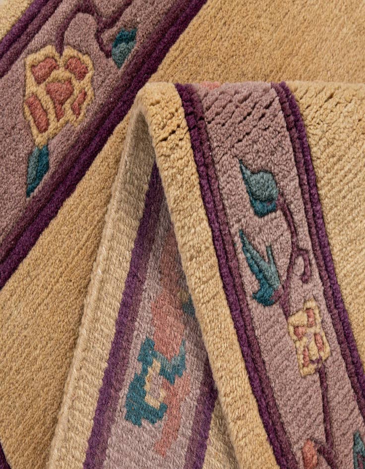 Detail image of 3' 1 x 5' 3  Hand Knotted Tibet Wool Rug