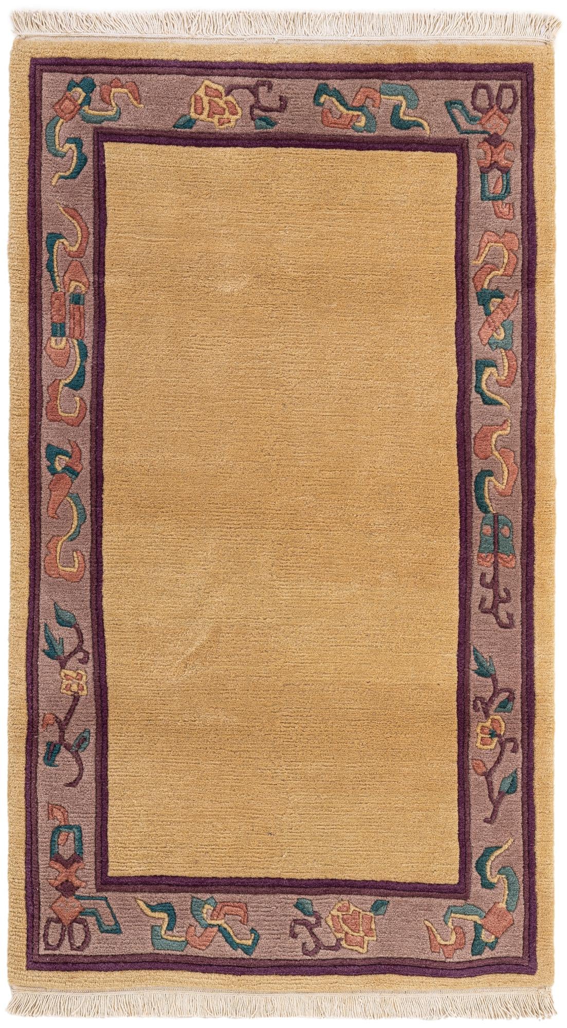 3' 1 x 5' 3 Hand Knotted Tibet Wool Rug