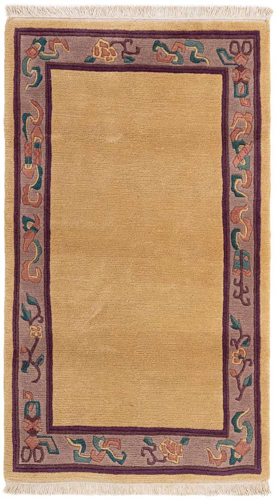 3' 1 x 5' 3 Hand Knotted Tibet Wool Rug