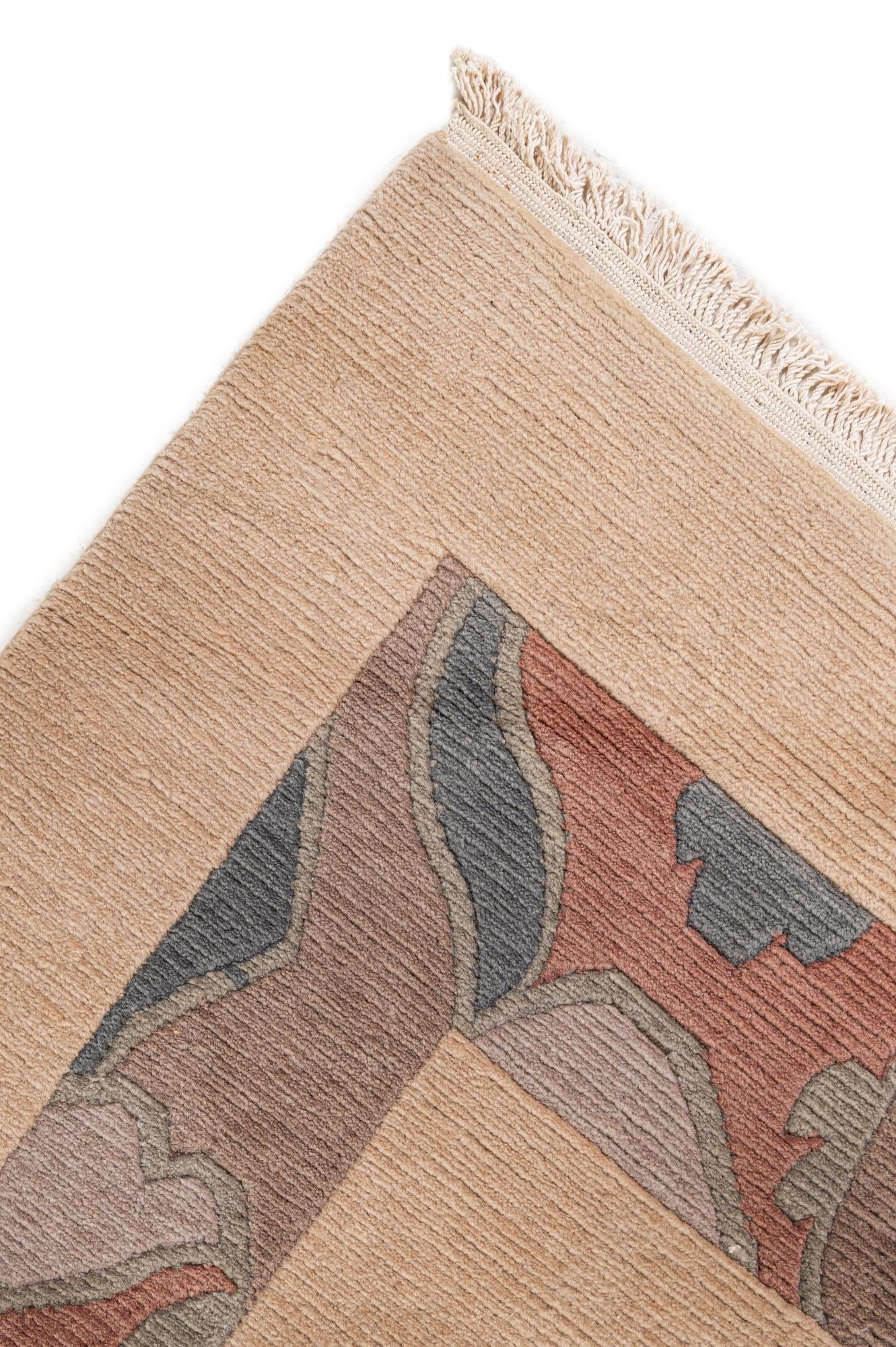 250cm x 335cm anudado a mano Tibet Alfombra Lana