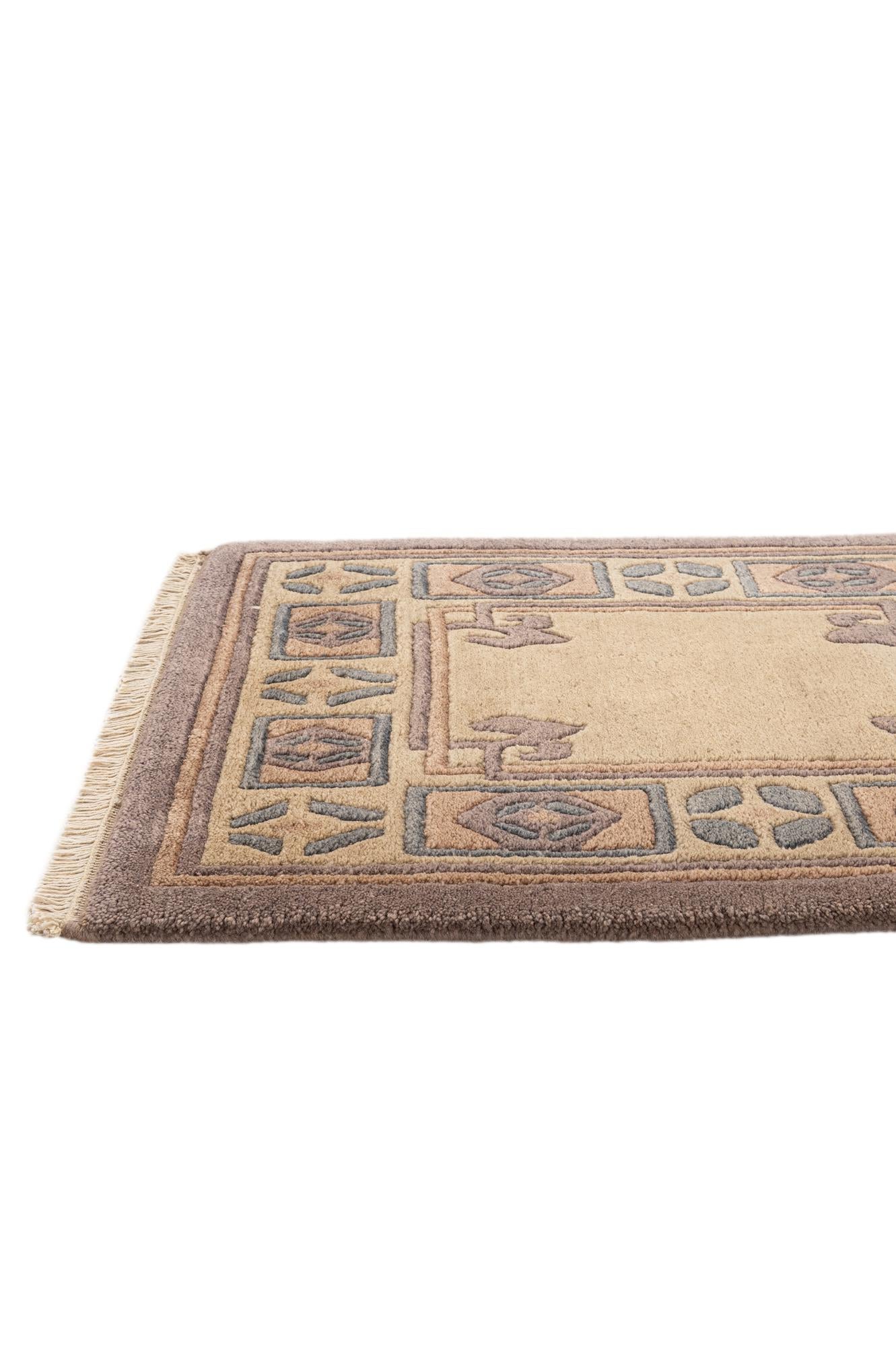 2' 2 x 3' Hand Knotted Tibet Wool Rug