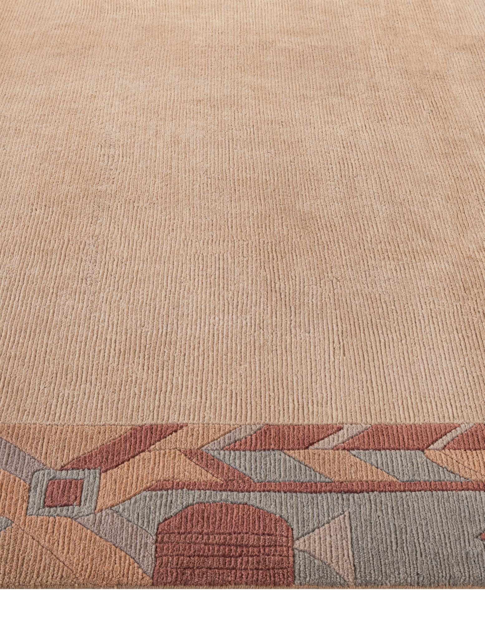 8' 3 x 11' 4 Hand Knotted Tibet Wool Rug