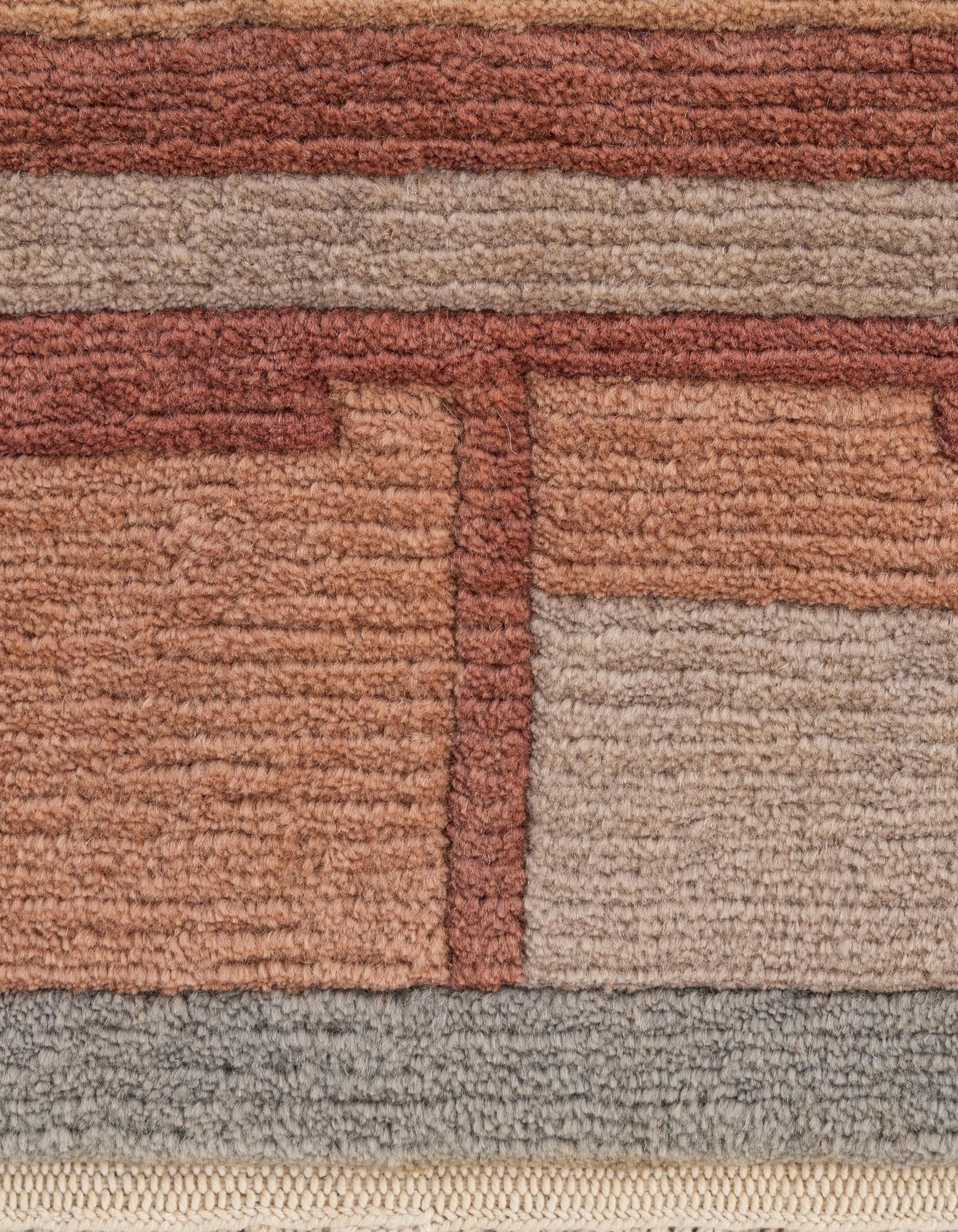 8' 3 x 11' 4 Hand Knotted Tibet Wool Rug