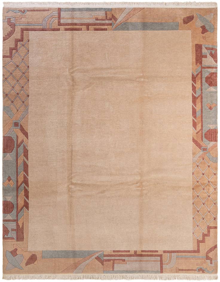 Detail image of 8' 3 x 11' 4 Hand Knotted Tibet Wool Rug