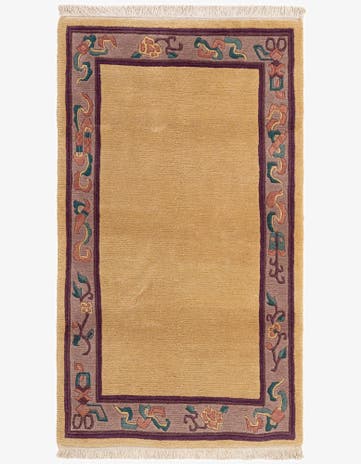 3' 1 x 5' 3 Hand Knotted Tibet Wool Rug