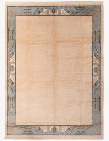 9' 10 x 13' 2 Hand Knotted Tibet Wool Rug