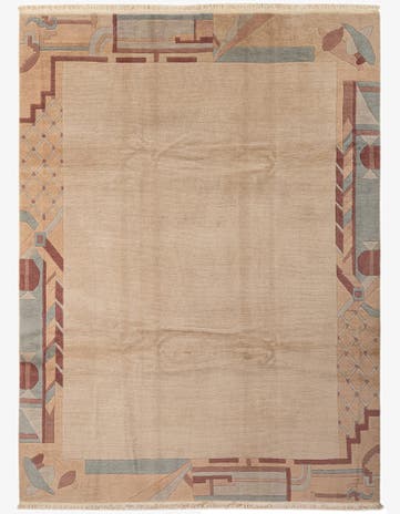 8' 4 x 11' 4 Hand Knotted Tibet Wool Rug