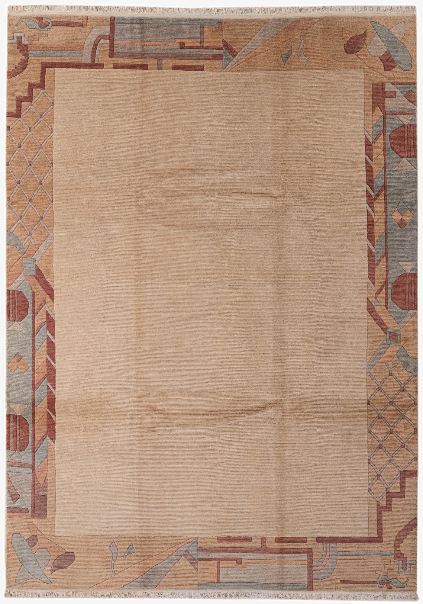 8' 3 x 11' 5  Hand Knotted Tibet Wool Rug
