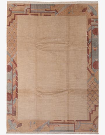 8' 3 x 11' 5 Hand Knotted Tibet Wool Rug