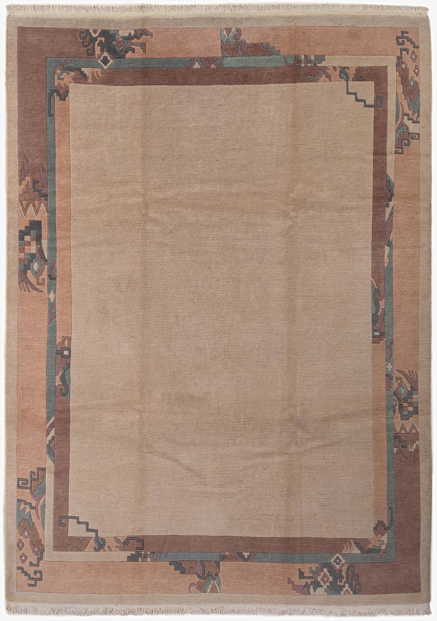 8' 5 x 11' 8  Hand Knotted Tibet Wool Rug