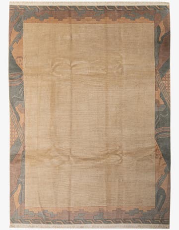 8' 4 x 11' 5 Hand Knotted Tibet Wool Rug