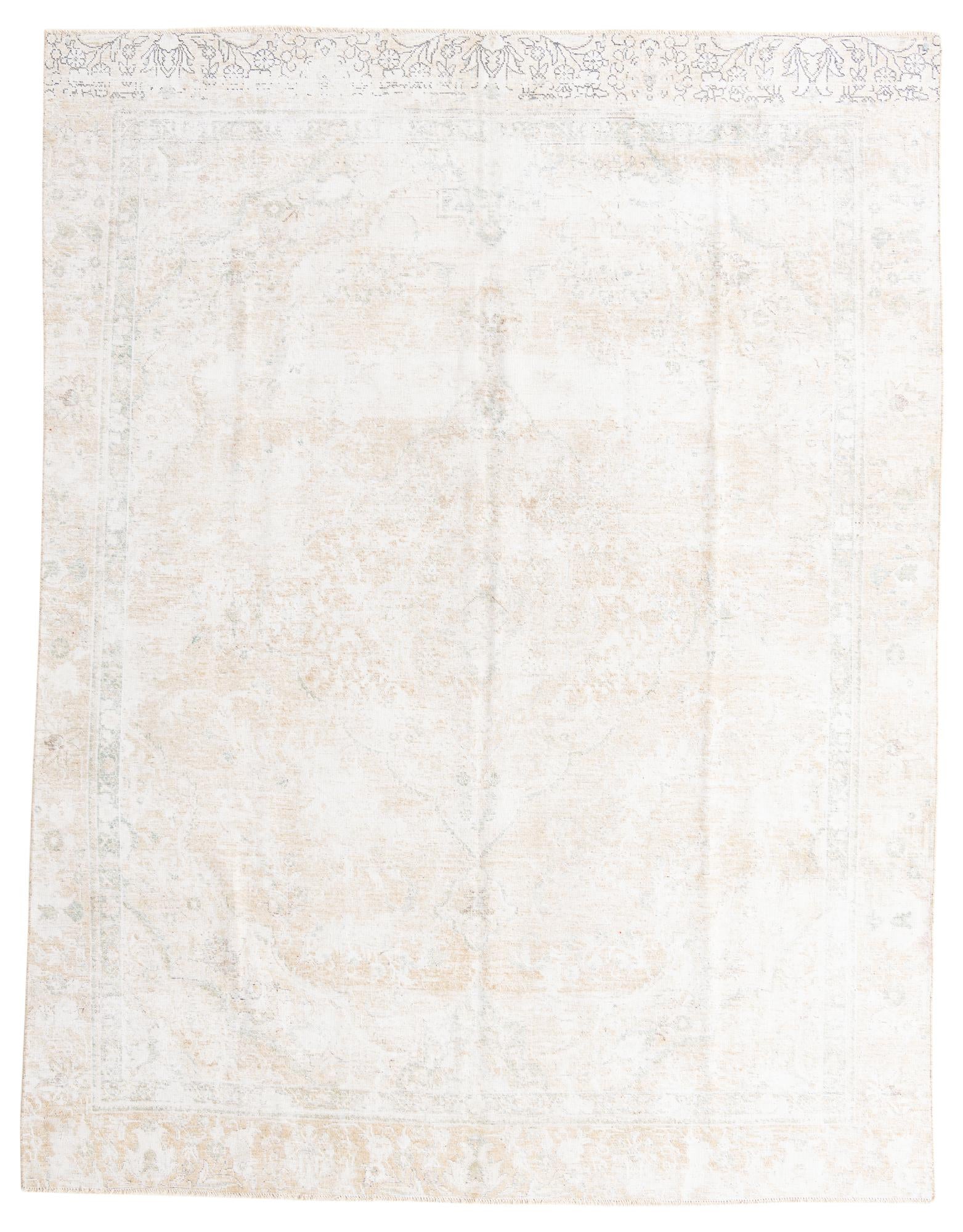 9' x 11' 7 Hand Knotted Ultra Vintage Persian Wool Rug