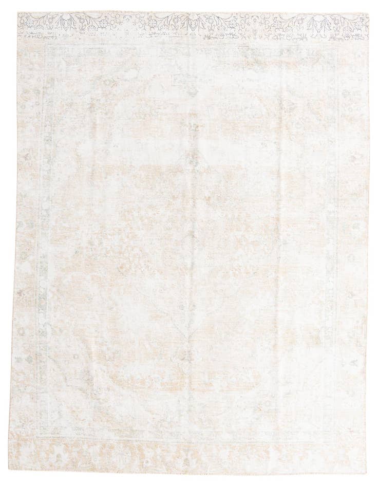 Detail image of 9' x 11' 7 Hand Knotted Ultra Vintage Persian Wool Rug