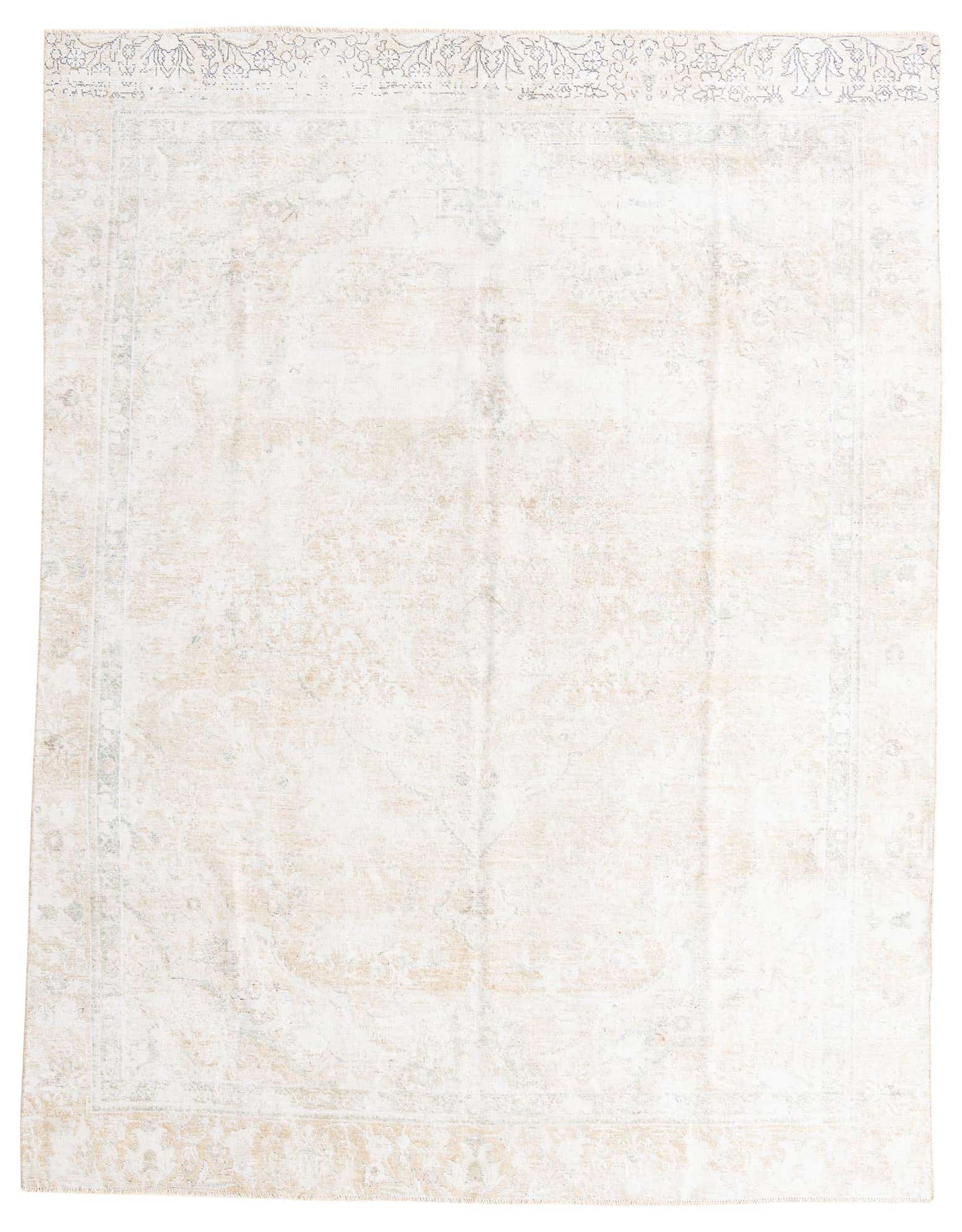 9' x 11' 7 Hand Knotted Ultra Vintage Persian Wool Rug