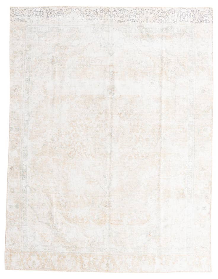 Detail image of 9' x 11' 7 Hand Knotted Ultra Vintage Persian Wool Rug