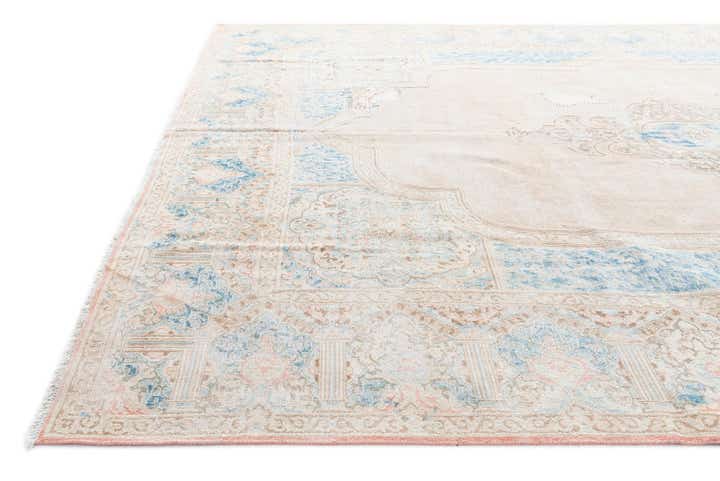 290cm x 390cm Handgeknoopt Ultra Vintage Perzisch Wol Vloerkleed