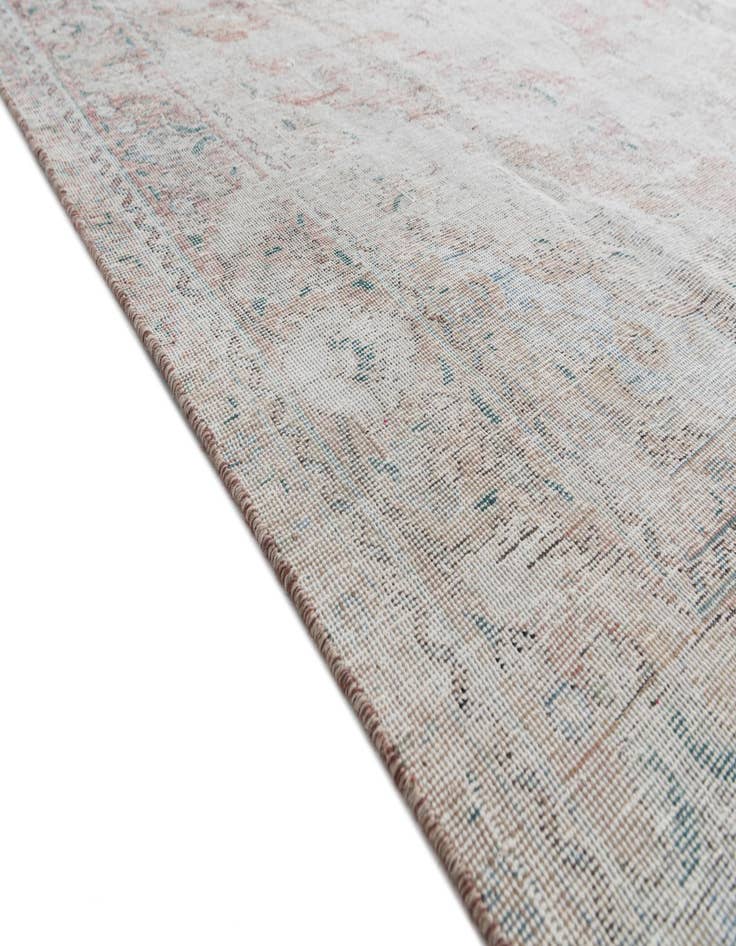 Detail image of 6' 8 x 9' 7  Hand Knotted Ultra Vintage Persian Wool Rug