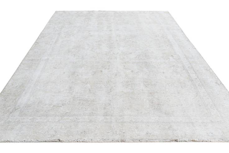 Detail image of 6' 1 x 9' 10 Hand Knotted Ultra Vintage Persian Wool Rug