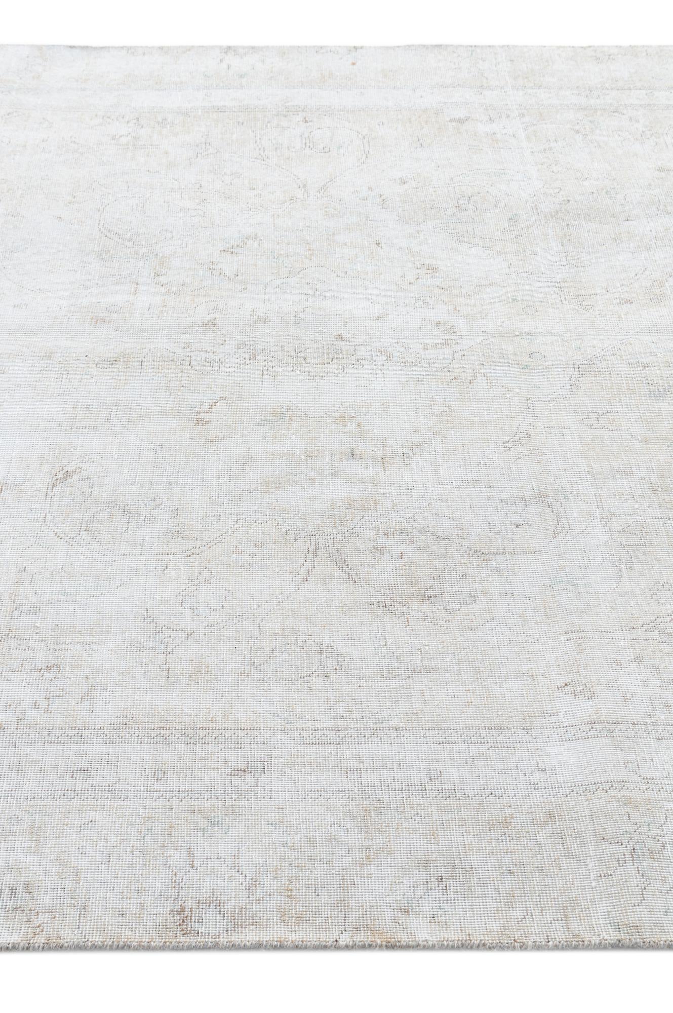 6' 1 x 9' 10 Hand Knotted Ultra Vintage Persian Wool Rug